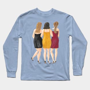 Best friends the three of us together Long Sleeve T-Shirt